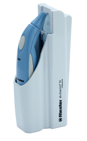Riester ri-thermoÂ® N Multifunctional Infrared Thermometer with Dispenser and 100 Disposable Probe Covers