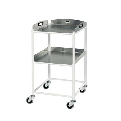 Sunflower Small Dressing Trolley with 2 Stainless Steel Trays