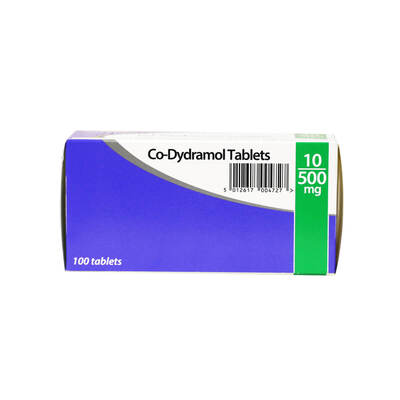 Co-Drydamol 10mg/500mg Tablet POM x100