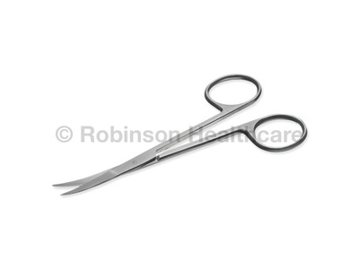Instrapac Disposable Iris Stitch Curved Scissors, 4.5" - x 1