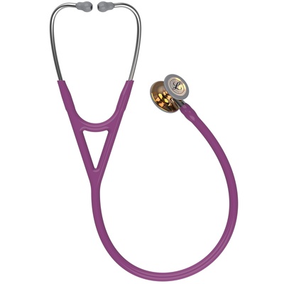 3Mâ„¢ LittmannÂ® Cardiology IVâ„¢ Stethoscope Limited Edition, 6181, Plum Tube, 27 inch Plum Tube and Copper Chestpiece with Mirror Stem