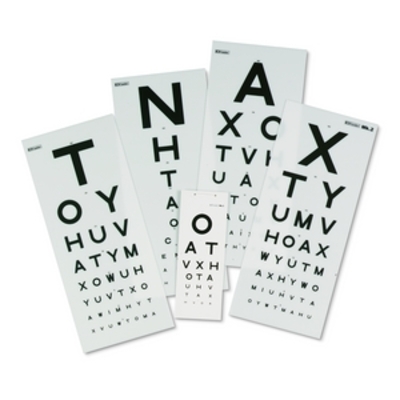 Eye Chart - Letters - 3 Metre