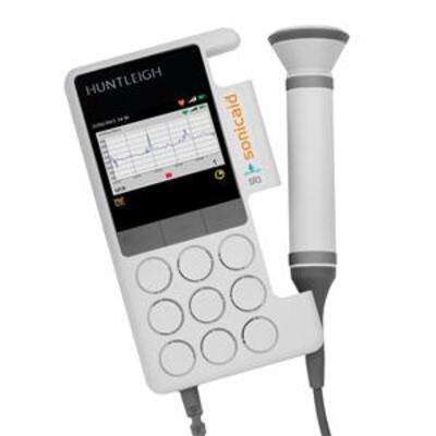 Dopplex SR3 Digital Obstetric Doppler with Rechargeable Batteries & Charger x1